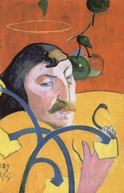 Paul Gauguin Self-Portrait with Halo oil painting image